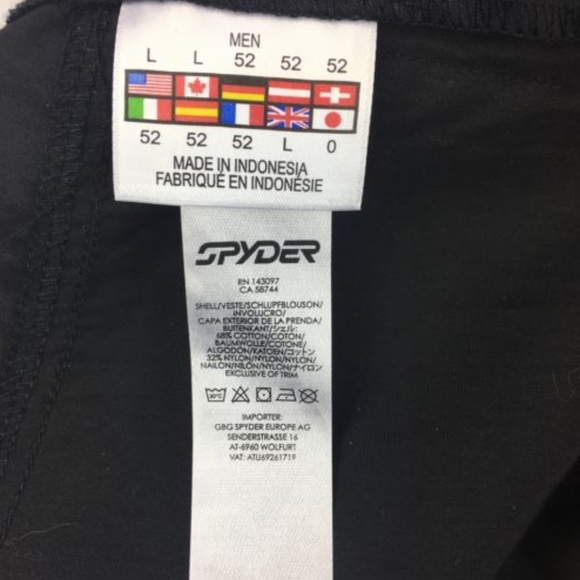 Spyder Shorts Large Ryder Woven Black 10" Inseam - Picture 4 of 6
